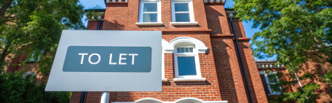 To Let sign in fromt of brick home 